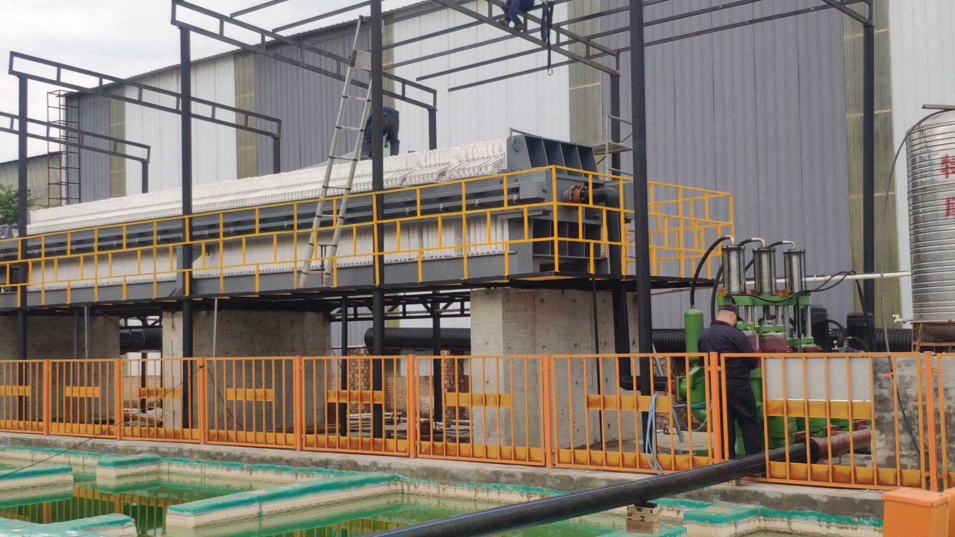 磚廠(chǎng)500平米脫硫廢水處理2