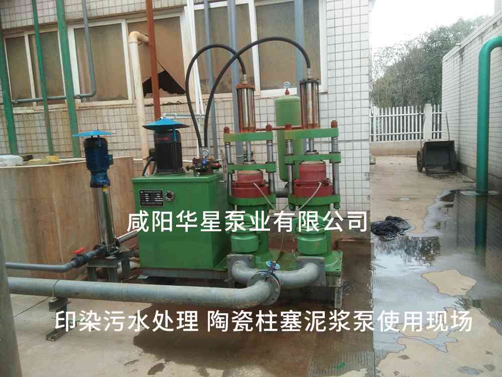 印染污水處理廠(chǎng)使用YBH250-30節能柱塞泥漿泵客戶(hù)案例-第二個(gè)現場(chǎng)