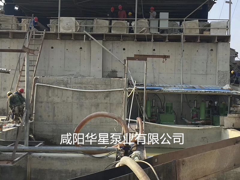 陶瓷柱塞泵使用現場(chǎng)礦山開(kāi)采尾礦處理